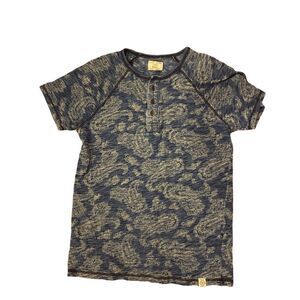 Lucky Brand Paisley Button Size S